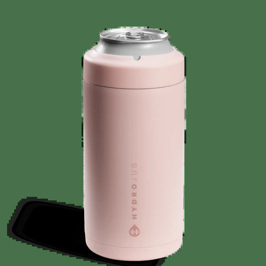 Dusty Rose Hydrojug 16 Oz Can Cooler – Stainless Steel Screw Top Drink Holder