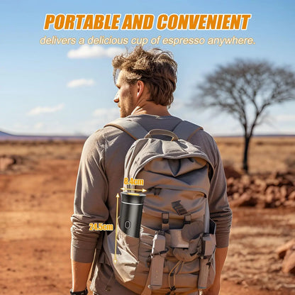 Portable Electric Espresso Maker Mini Travel Coffee Maker with USB-C 3-In-1 Car Coffee Maker Self-Heating for Ground Coffee & Capsules Ideal for Office Camping RV Stock up on Specials Stockpile VALUE Pack Tiktokshopblackfriday Christmas Gift